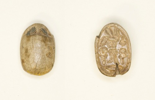 Scarab: Hieroglyphs (nsw-bity, Dd, anx, nb), Ancient Egyptian, -1985, Art Institute of Chicago: Arts