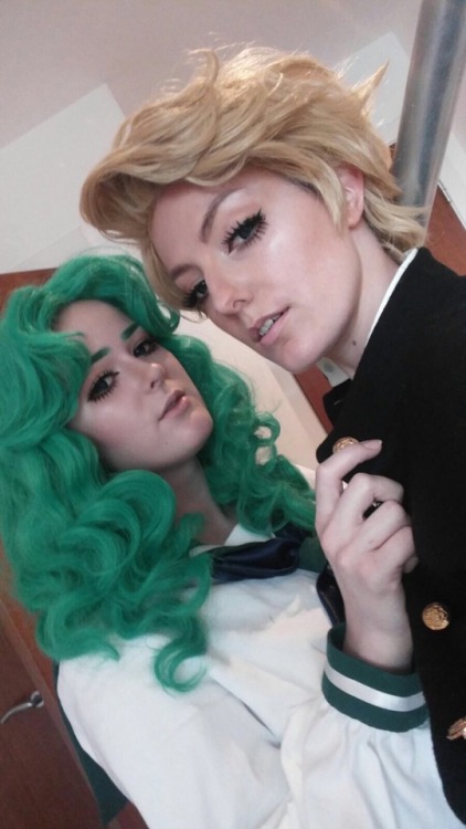 lovinglolisa: Some cute sukeban HaruMichi selfies from today with my perfect Uranus girlfriend @loui