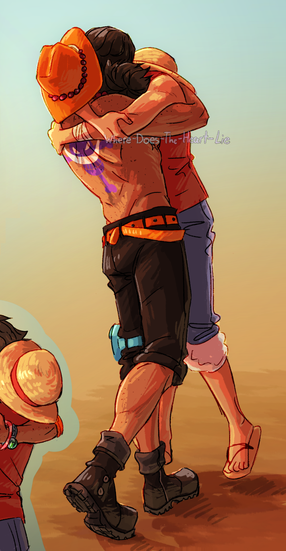 Ive Drawn So Many Asl Hugs. But Not These Two Before. Because. They Make Me Sad. 