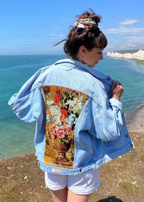 sosuperawesome:Vintage Tapestry Denim JacketsFrankie Collection on Etsy