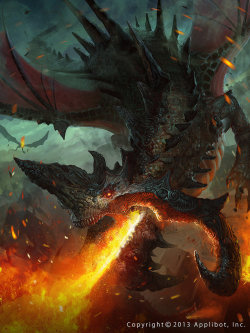 dailydragons:  King Dragon advanced by Pavel Romanov (DeviantArt) 