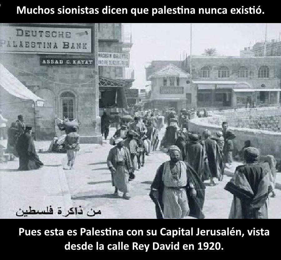 humorhistorico:  Antes de la invasión de Europeos sionistas en los años 40, Palestina