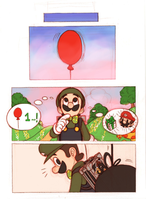 sinryuso-deer: Luigi’s Balloon That’s some brotherly love right thERE &lt;3 Als