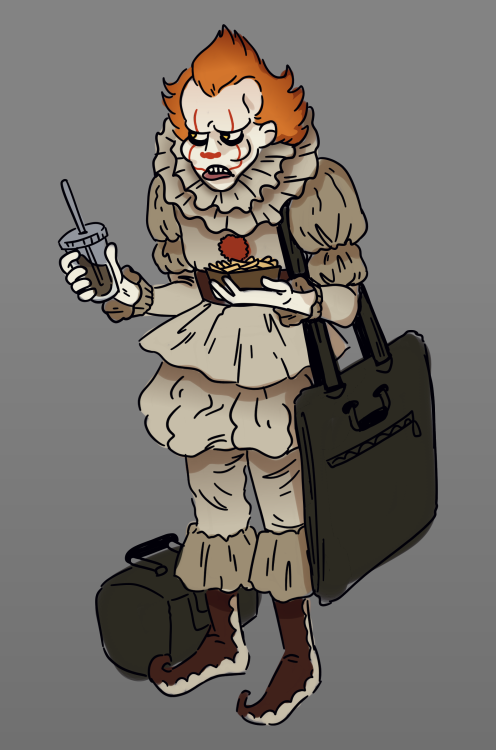  An inside joke w/ me and my friends is that Pennywise lives in the sewers beneath our art college a