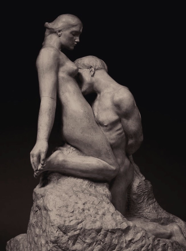 missworld1994:i. gustav vigeland eros and psyche / auguste rodin ii. triton and nereid, iii. the kiss, vi. eternal idol / iv. miklós ligeti / v. stephen sinding the mennesker