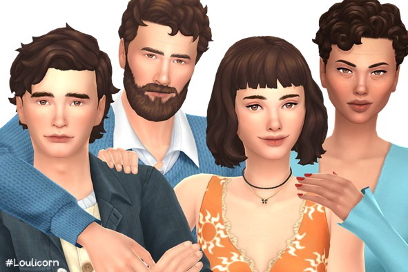 The poses with children that came with the Moschino pack are adorable : r/ Sims4