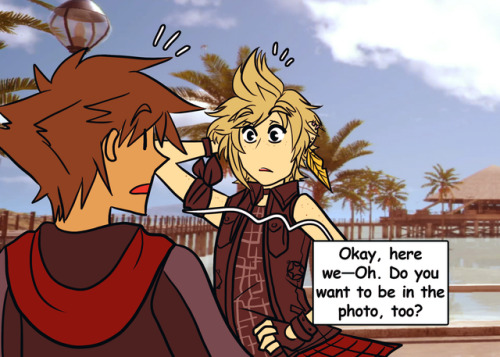 destiny-islanders:  In which Sora has a sixth sense. And yes, that joke was entirely intentional and is in fact what this entire comic hinges upon.