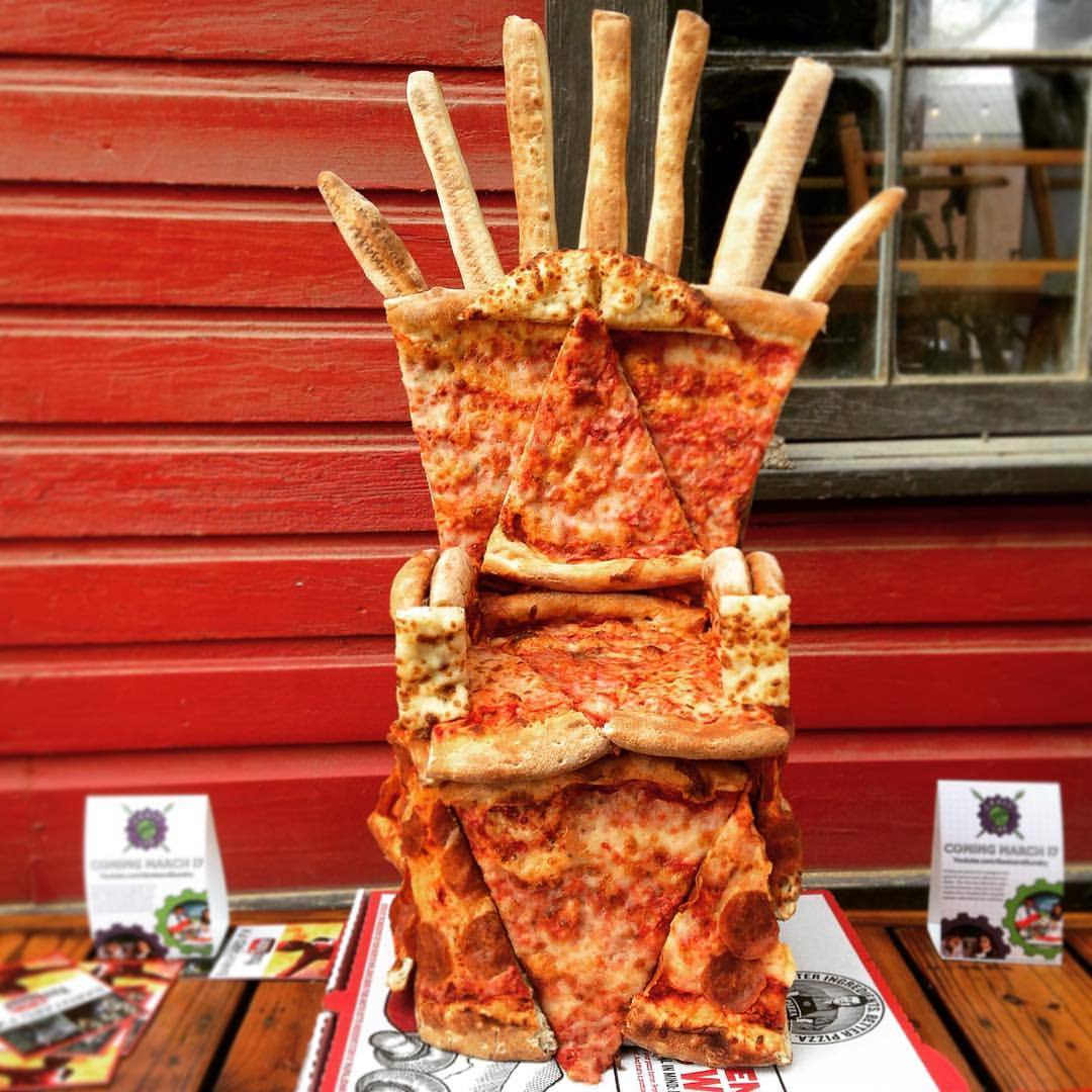 Pizza is coming. (at Iron Throne - King’s Landing)