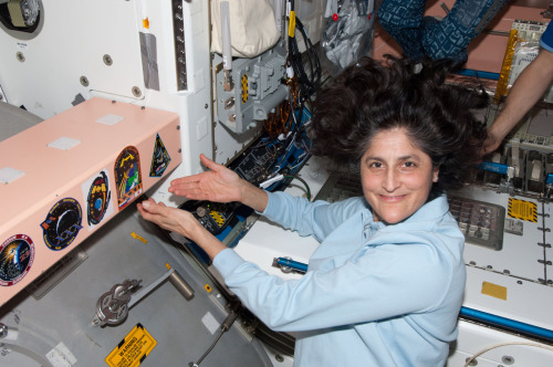 Legendary NASA astronaut and flight engineer Sunita Williams. She holds the records for the most spa