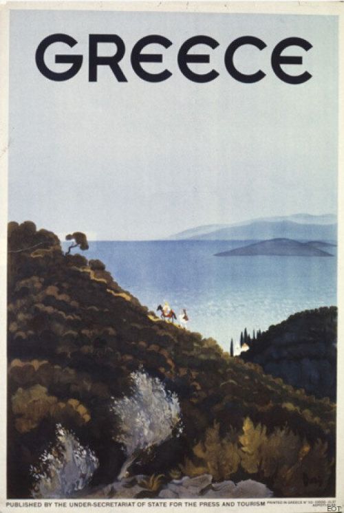 gemsofgreece: Gorgeous vintage posters of EOT (Greek Tourism Organisation)  See more posters here 