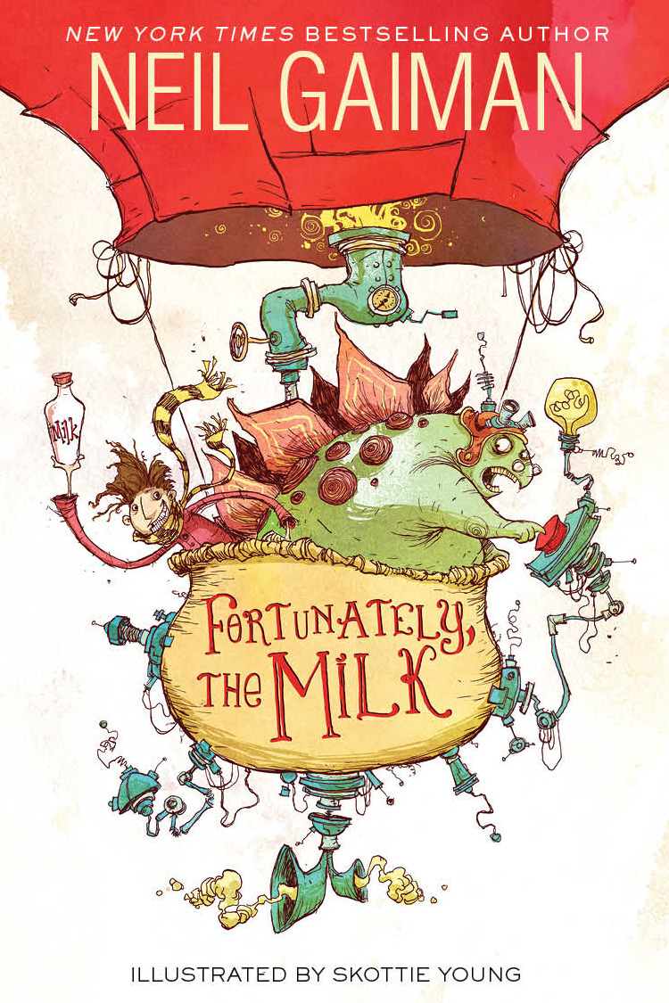 Fourtunately, the Milk book cover by Skottie Young