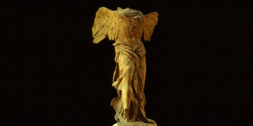 The Winged Victory of Samothrace, marble sculpture of Nike (artist unknown, Greece, 2nd century BC) 