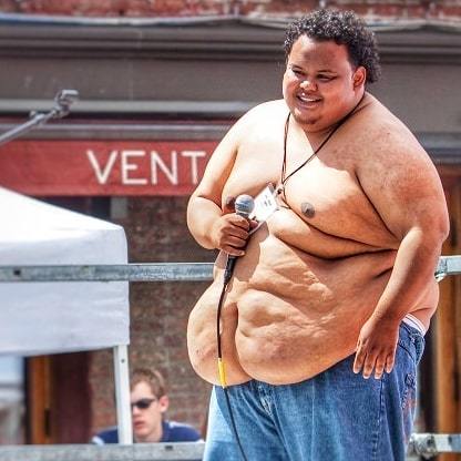 gutwatch: Needs refilling  #fat #fatguy #fatdude #hugebelly #bigbelly #topless #overhang #gordo #bhm