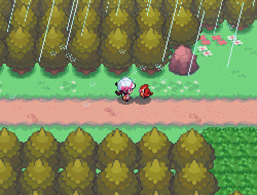 freeandshonenspirit:  It started to rain! 
