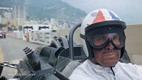 GRAND PRIX (1966). John Frankenheimer directs a Cinerama racing epic starring James Garner, Yves Mon