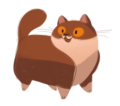 dailycatdrawings:463: Brown Cat