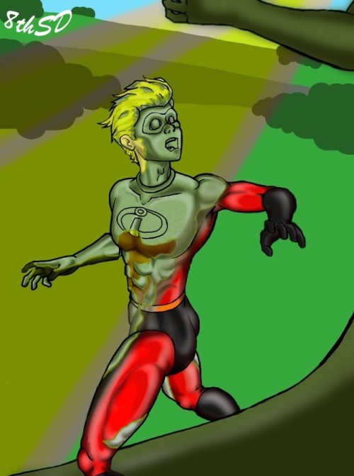 8thsd:This month, I’m going to do some art based around superheroes. And I thought I’d start this li