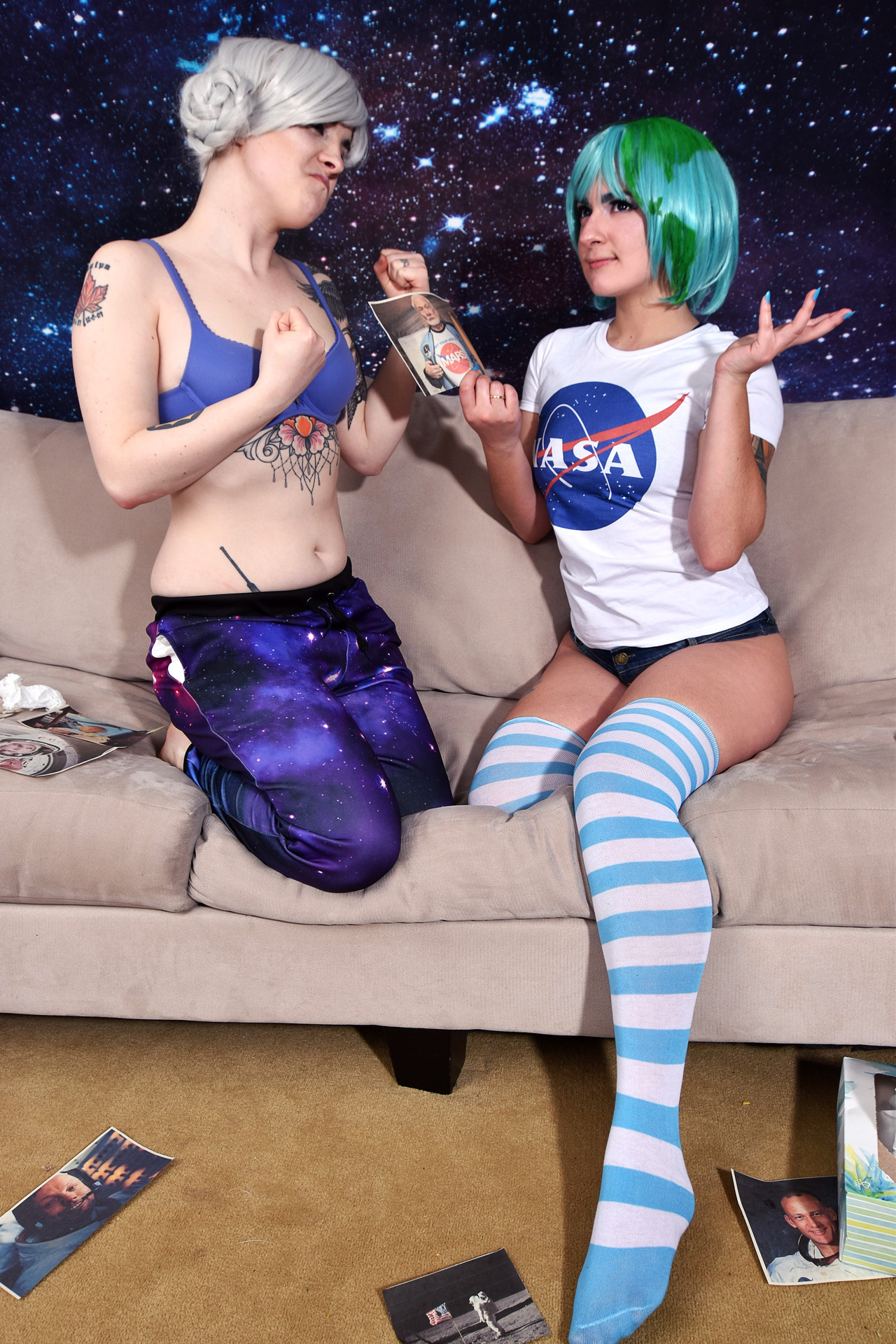 amyfantasy: amyfantasy: Happy Earth day everyone from Earth-Chan and Moon-Chan (@RadicalEdCos