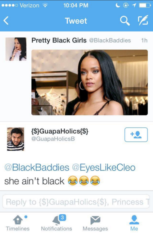 creepybutclassy: river-temz: When even Rihanna can’t tolerate the Bullshit The funny thing is 