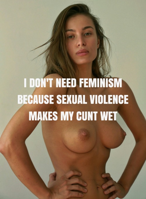 patriarchalsadist: worthlessbimbo: I’ll believe anything if it makes my cunt wet As it should 