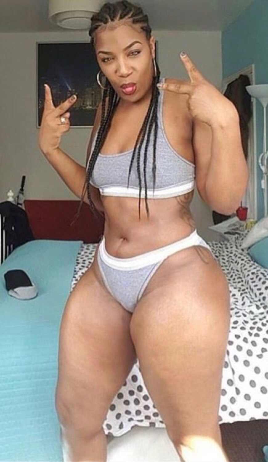 shegottahaveass901:  asslover92:  You can’t tell me y'all wouldn’t fuck at least