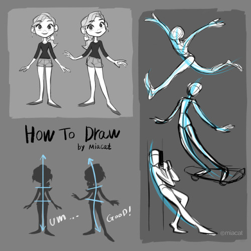 miacat7:  How to draw character and Anatomy.