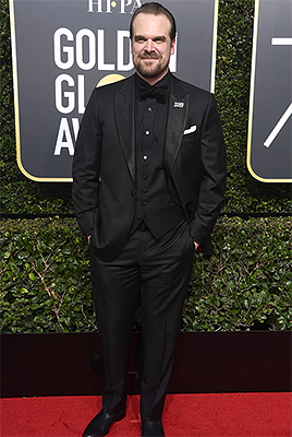 dailystrangerthings:  Stranger Things Cast attends 75th Annual Golden Globe Awards