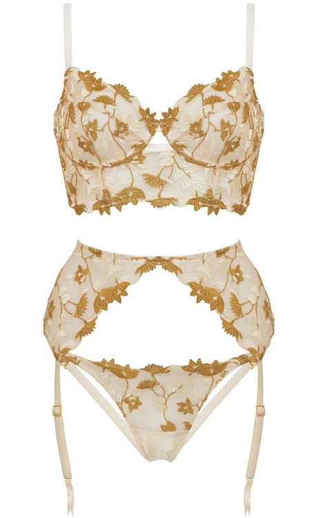 Martysimone:    Studio Pia | Soraya • Longline Bra + Harness Suspender + Thong