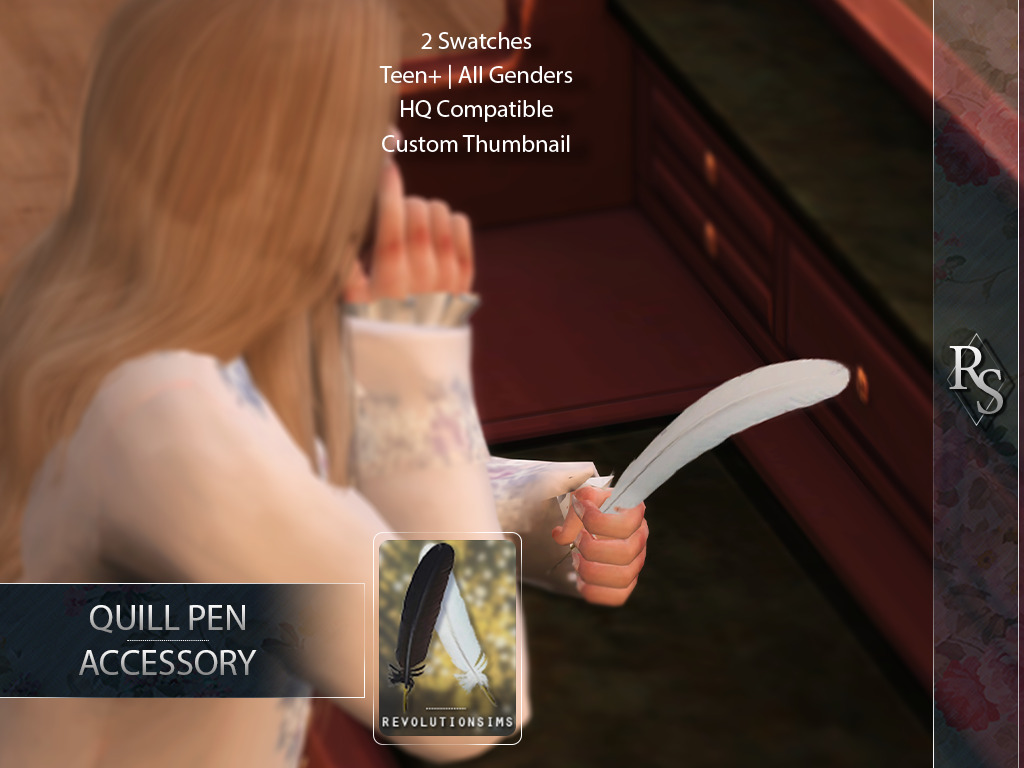 Revolution Sims — An elegant, quill for your sims! 2...