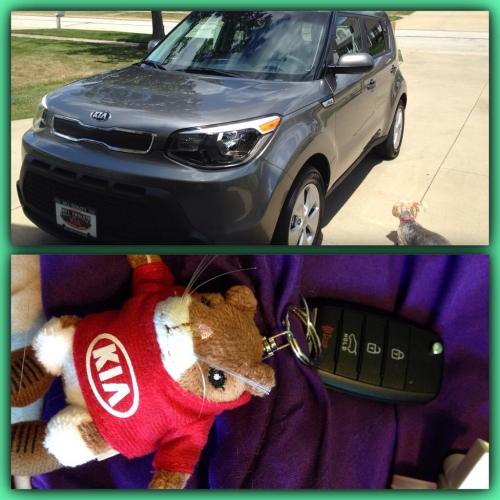 Made my first adult purchase, and got a new car! 2015 Kia Soul! I&rsquo;m so happy!! #kia #kiasoul #