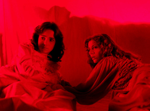 gregory-peck: Vanish! She must vanish! Make her disappear! Understand? Vanish, she must vanish. She must die! Die! Die! Give me power. Sickness! Sickness! Away with her! Away with trouble. Death, death, death!Suspiria (1977) dir. Dario Argento