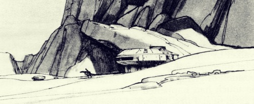 boomerstarkiller67: Ralph McQuarrie concept drawings - from The Empire Strikes Back Illustrated Edit