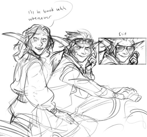 @asynca made a post about maiev/shandris and apparently that immediately made me think of 1950s angr