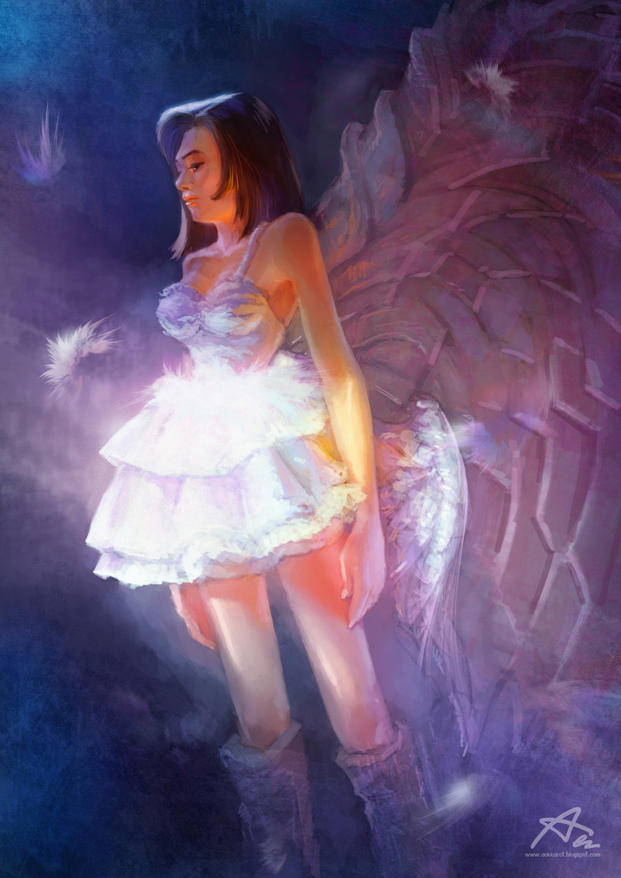 awesomedigitalart:  White Angel by webang111