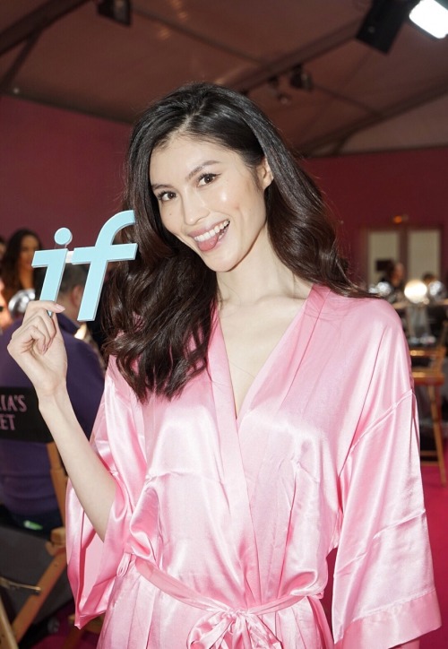 suihestyle:Sui He at the backstage of the 2016 VSFS Paris