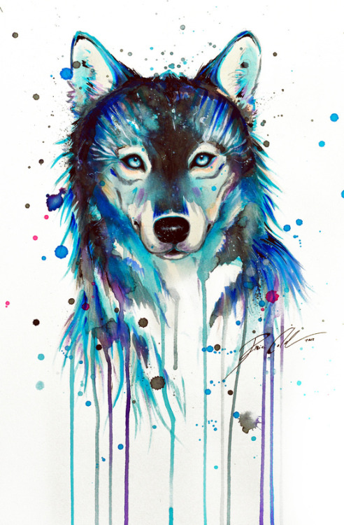 bestof-society6: ART PRINTS BY PEEGEEARTS -In heaven-  -Wild Soul-  “Spirits of the 