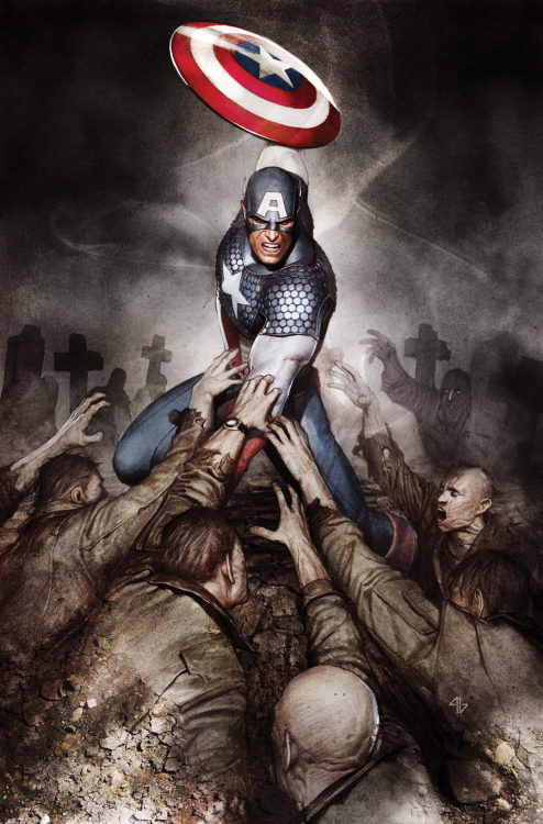 ratscape:  Captain America by Adi Granov