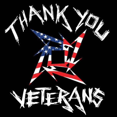 Porn photo Happy Vets day from Metallica