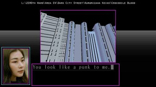 I recreated the &ldquo;film window&rdquo; method for a short @suda_51 / The Silver Case fan game, ba