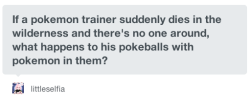 theglassesgirl:  zoe-chan:  jessthelegendary:  proteanwriter:  americaengland:  angelickaiser:  cisthulhu:  bittersiha:  kayboss: the-indoor-kite:  ir-dr:    So what if that’s what’s happened when you find random Pokeballs lying in the grass. They