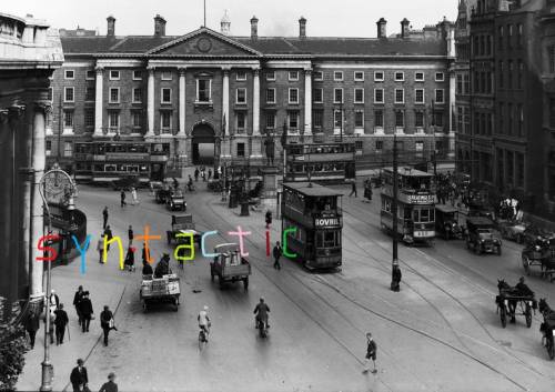 enFance* | Syn·tactic / Trinity College, Dame Street, Dublin, Ireland, c 1930 Buy it here ^