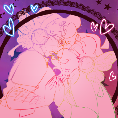 Magnet But Its My 2 Old Man God Ocs Who Have Homoerotic Tension :3
