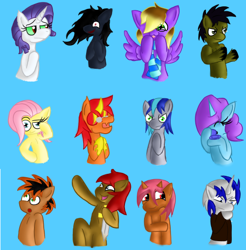 asklightking:  chrysalis-army:  700 followers? It sounds weird to me! I can not believe it have made it this far! I seriously wish that i could include everyone in the picture, but that would take an ever longer time than i have! All of this took to long