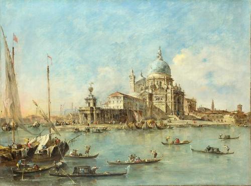 Francesco Guardi - The Punta della Dogana (1770)