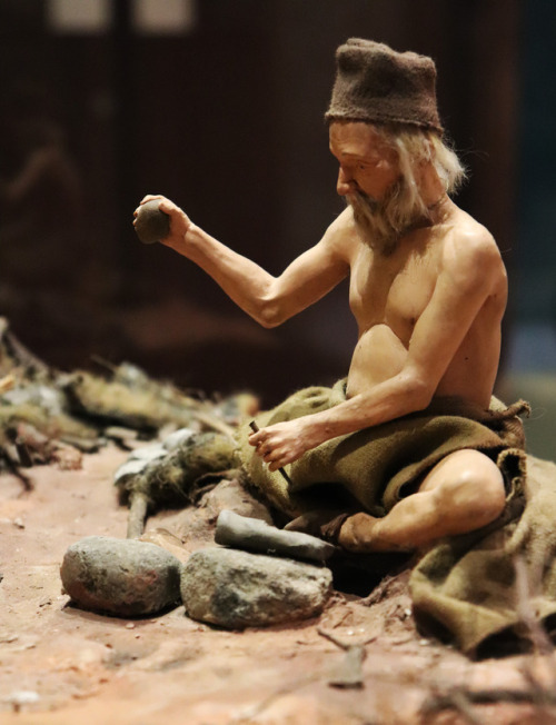 Model reconstruction of Iron Age metalworking, Doncaster Museum and Art Gallery, 10.12.17.