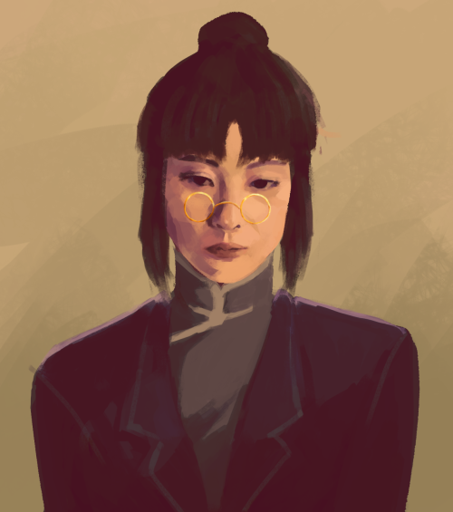 bao-haus:Did a little portrait of Zhu Li with the lovely Liu Shi Shi as reference. What a kick ass c