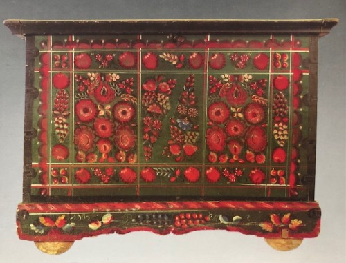 vintage-ukraine:Traditional Ukrainian painted chests “Skrynya”XIX - early XX century