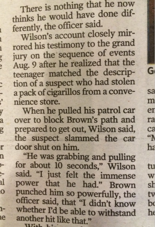 like 1. it&rsquo;s been long established that wilson didn&rsquo;t know about the convenience store r