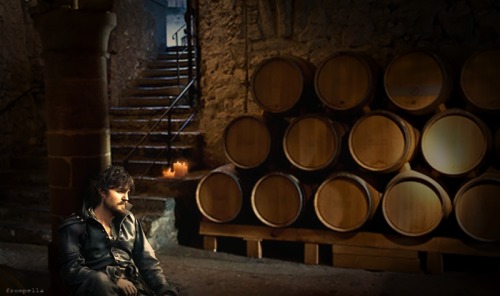 frompella:Who read the book will understand . One of the favorite moments - Athos and wine cellar.
