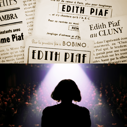 wearyvoices:  I can’t? Then what’s the point of being Edith Piaf? 